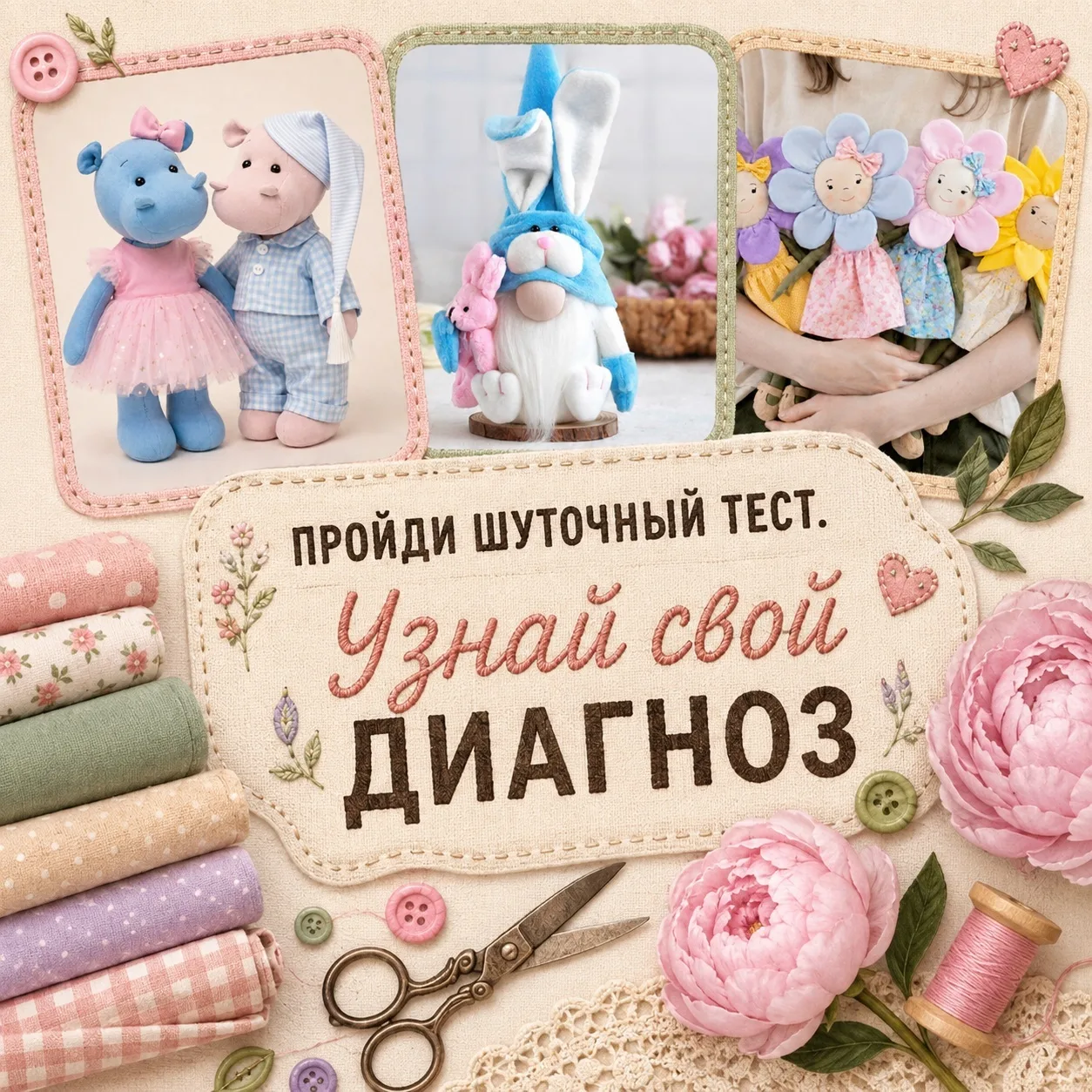 Выкройки и МК кукол, игрушек, текстиля.