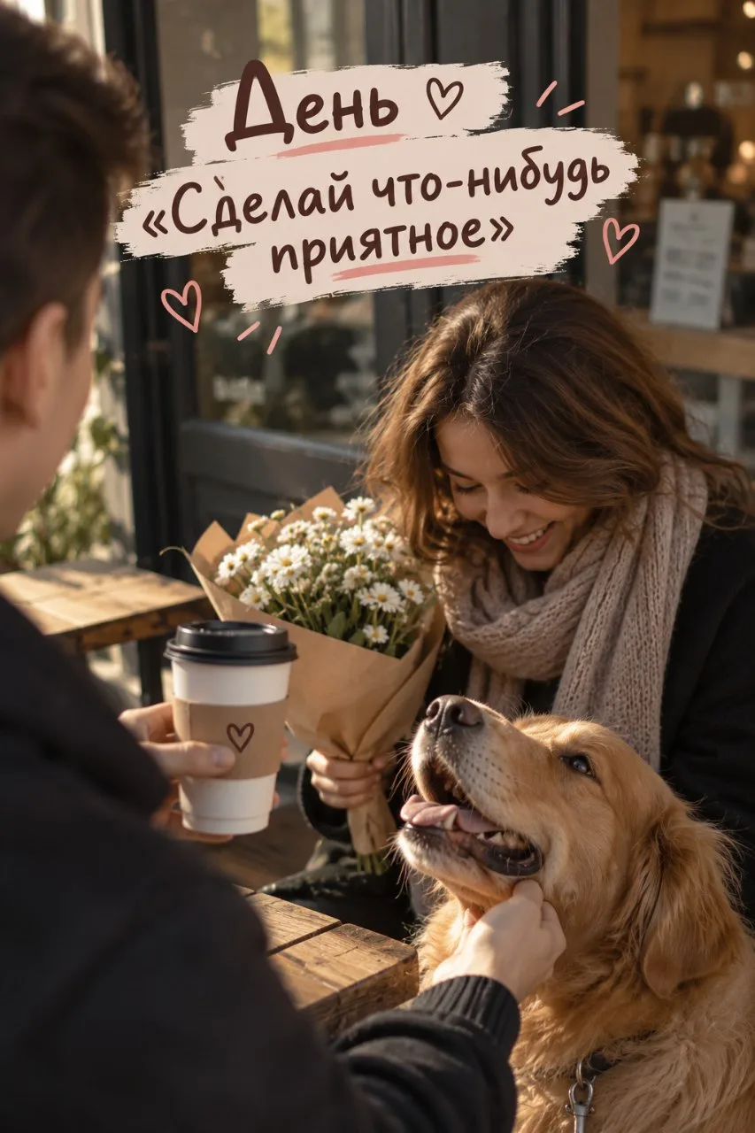 Сегодня отмечают День «Сделай что-нибудь приятное».