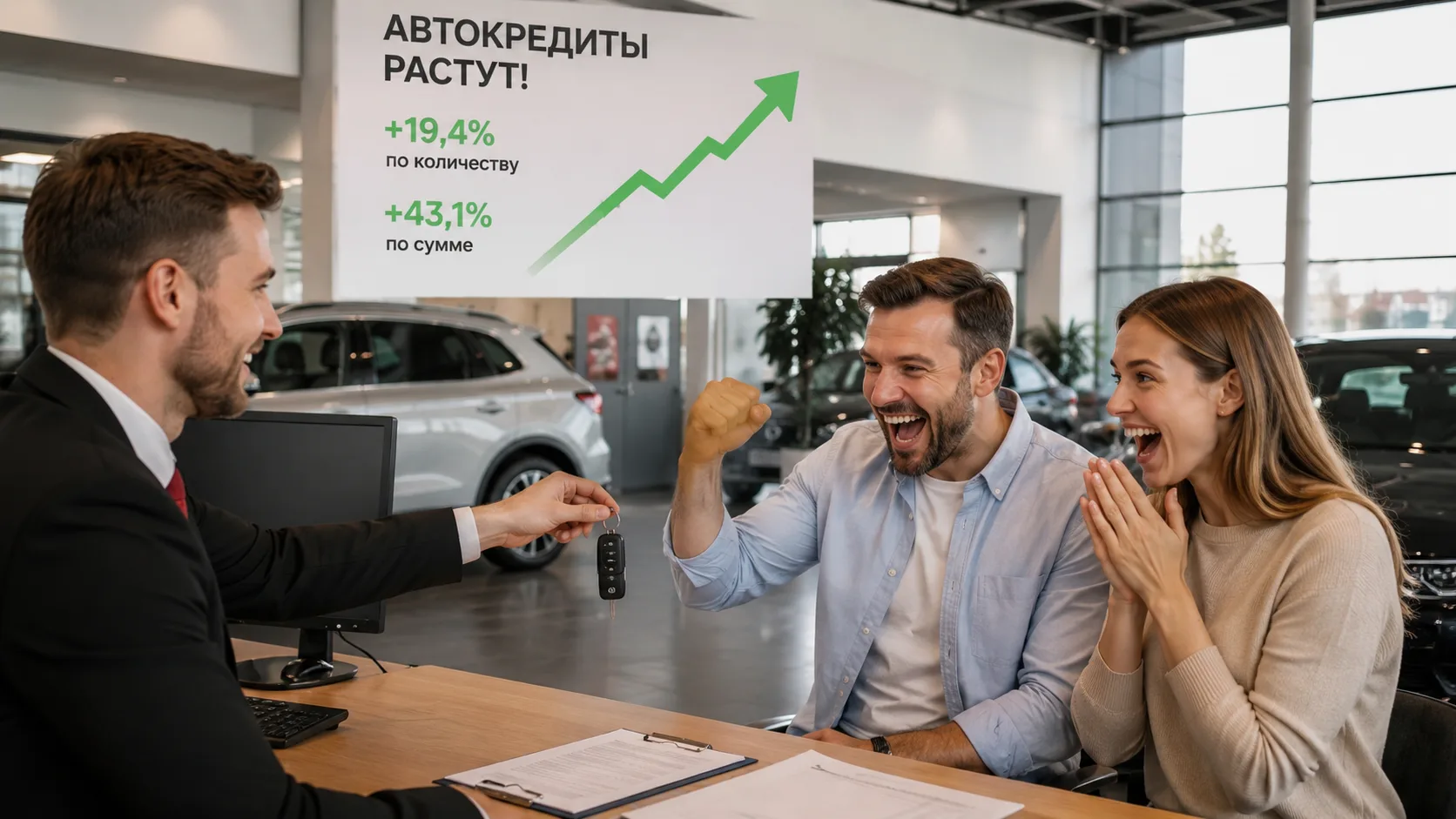 📈 Рынок автокредитов в России заметно подрос  По подсчётам «Автостата» и аналитической компании Fran