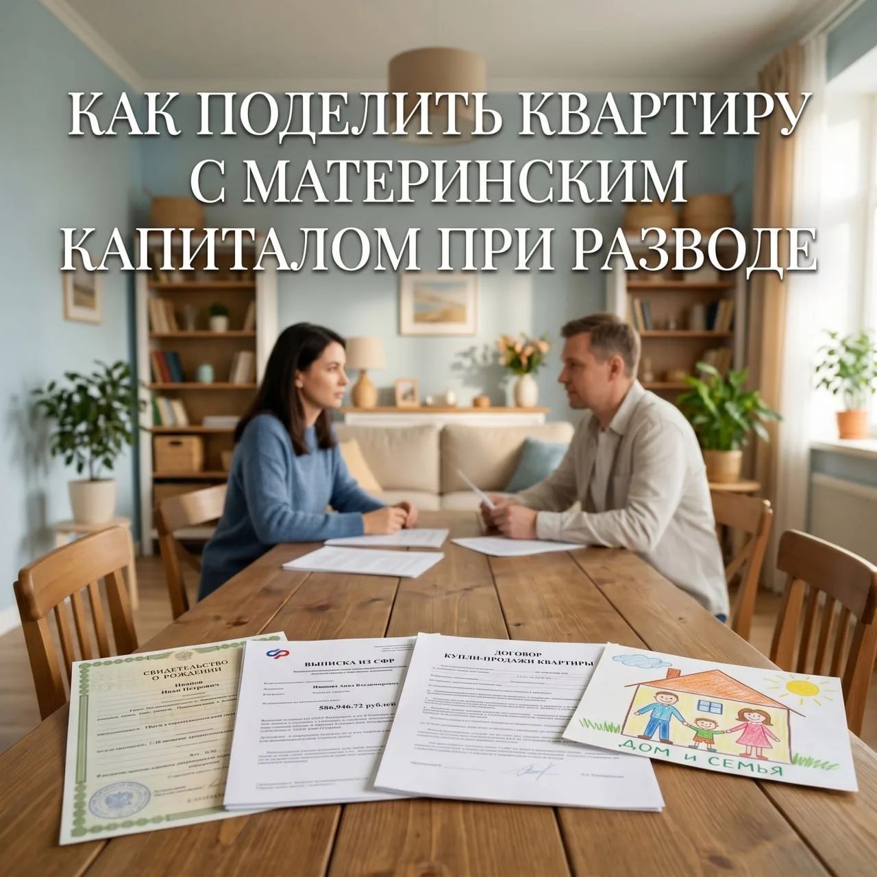 «Квартиру купили с маткапиталом, а теперь развод. Меня выселят? А дети?» 😔