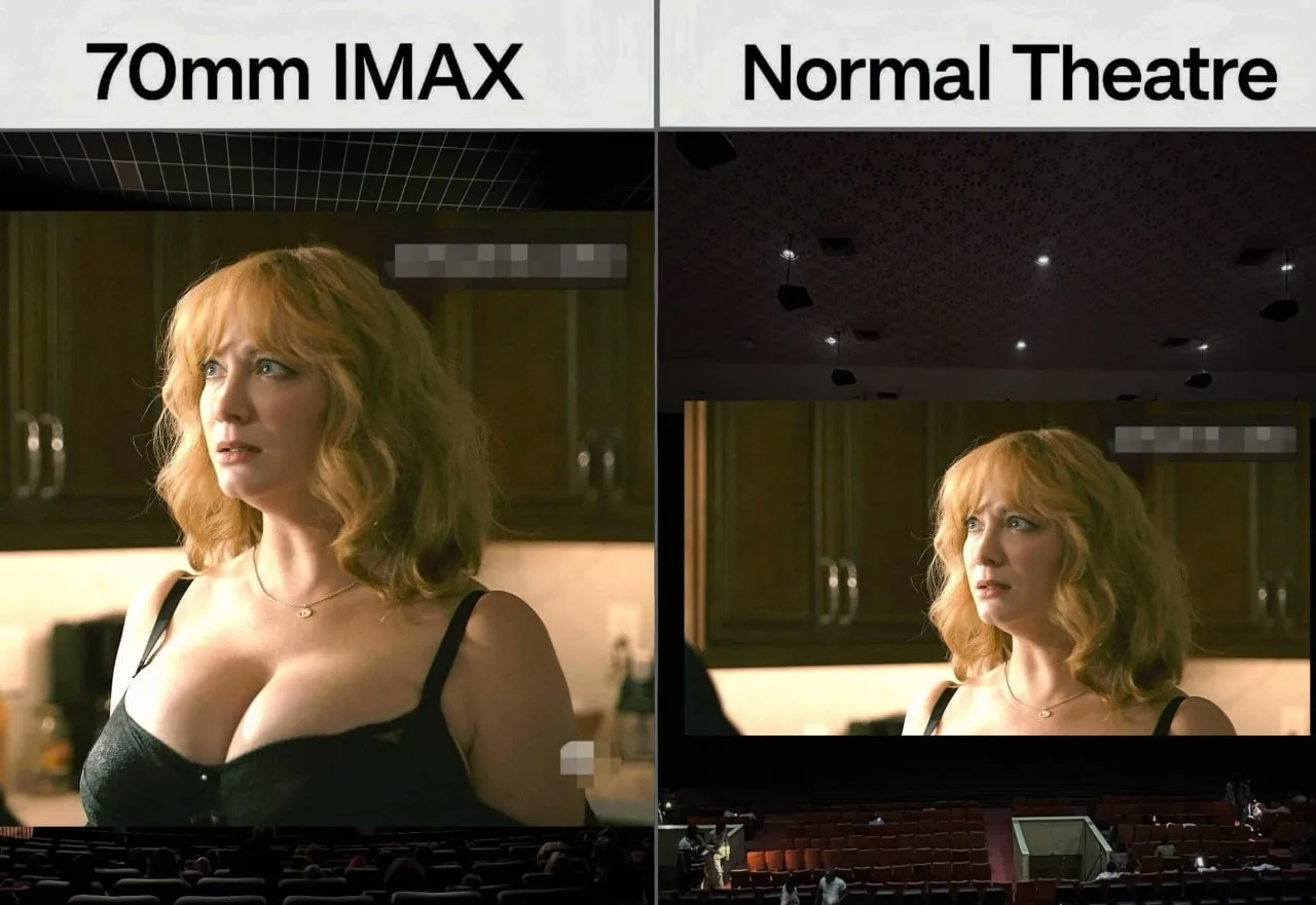Основное преимущество IMAX очевидно.