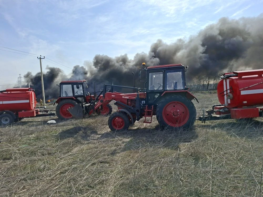 🧑‍🚒Работники пожарной части № 243 Мясниковского района выезжали дополнительными силам...