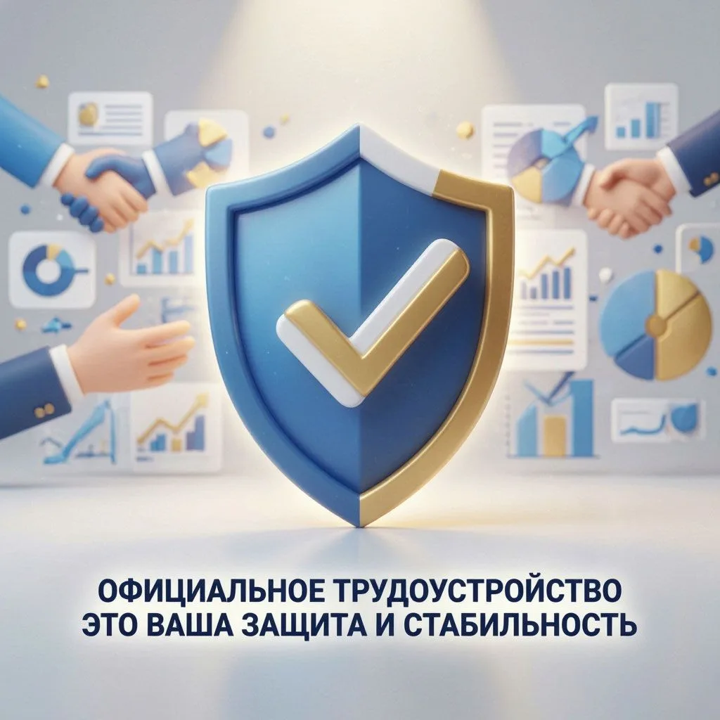 Официальное трудоустройство — это ваша защита и стабильность!