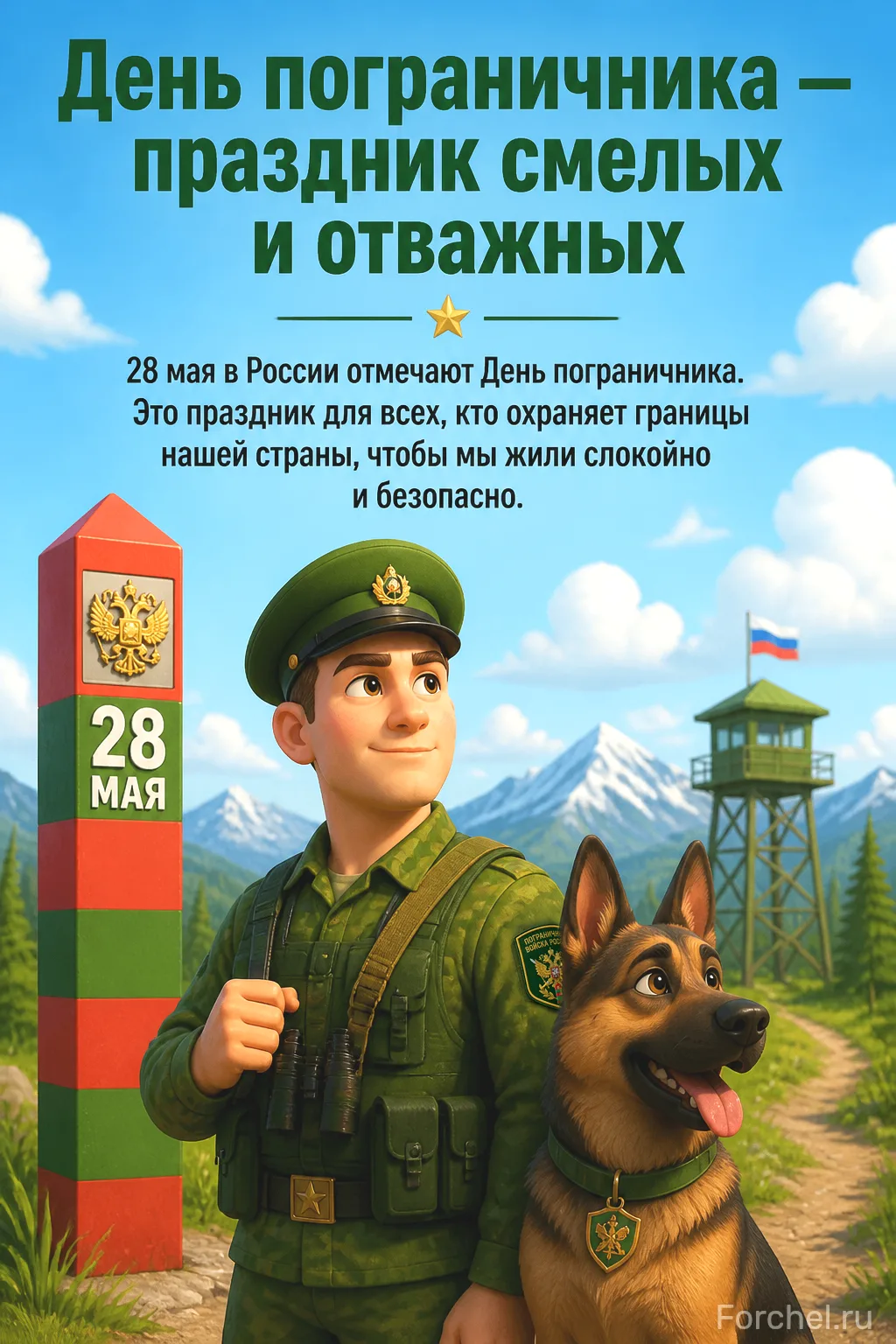 🫡28 мая в России отмечают День пограничника. День пограничника — праздник смелых и отв...