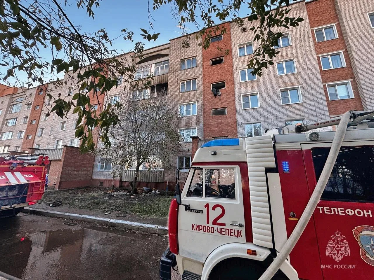 В Кирово-Чепецке на пожаре в квартире погиб мужчина