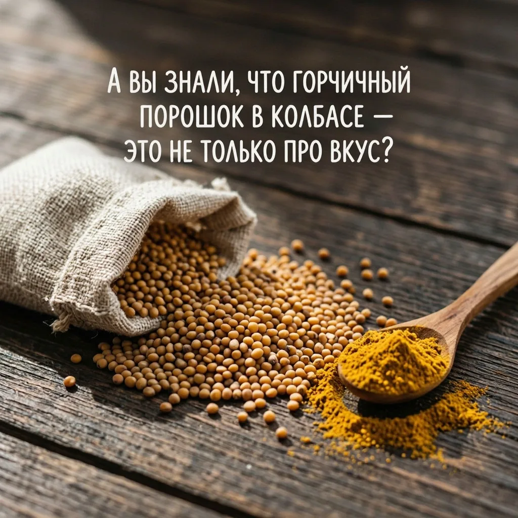 А вы знали, что горчичный порошок в колбасе — это не только про вкус?