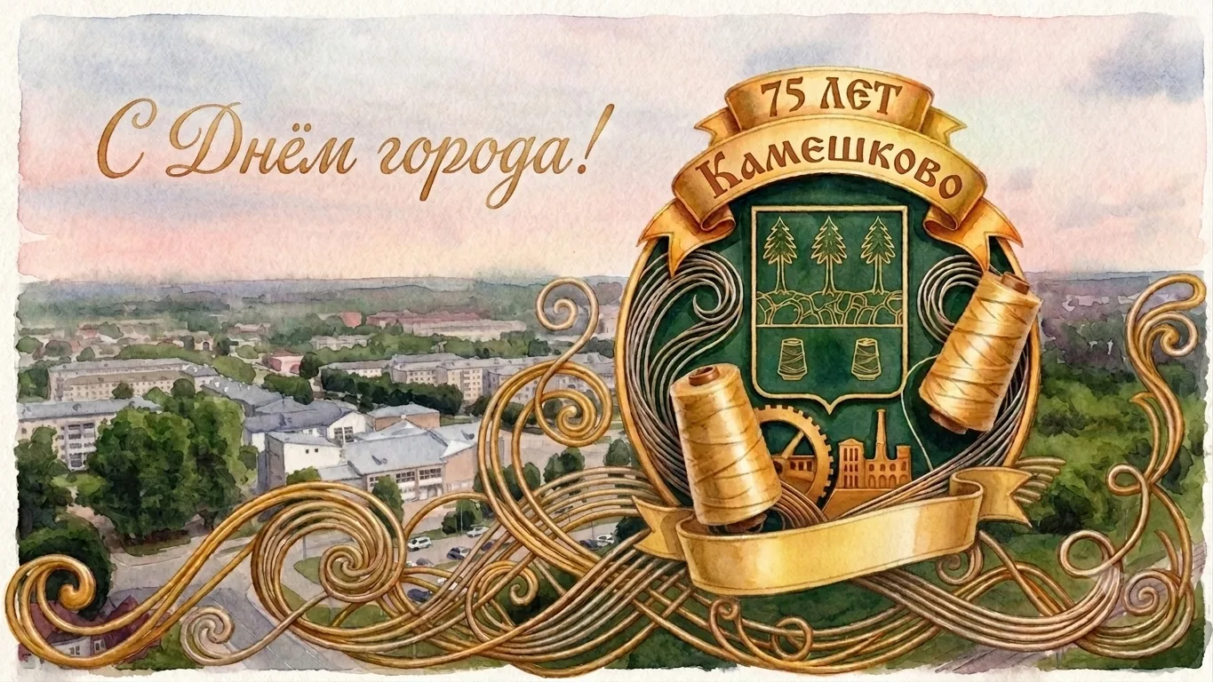 Дорогие камешковцы!

Примите самые искренние поздравления с 75‑летием города!
Юбилей города – общий 