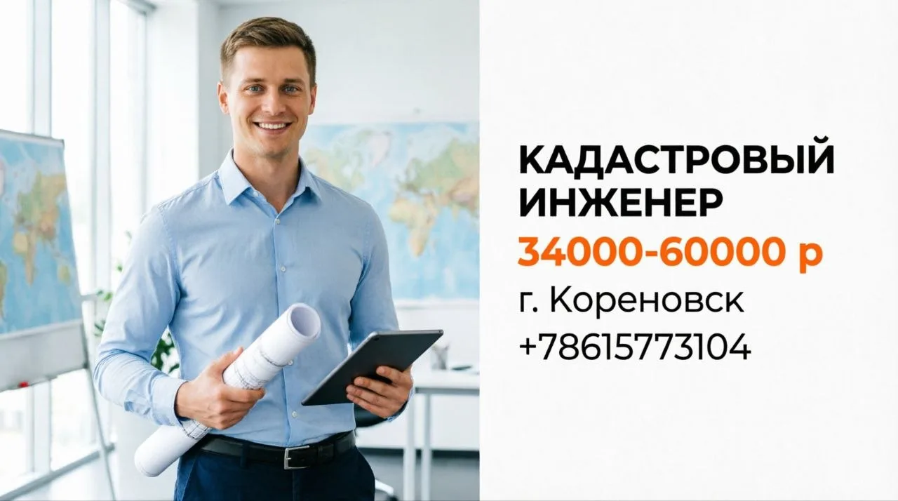 КАДАСТРОВЫЙ ИНЖЕНЕР | 34000-60000 р