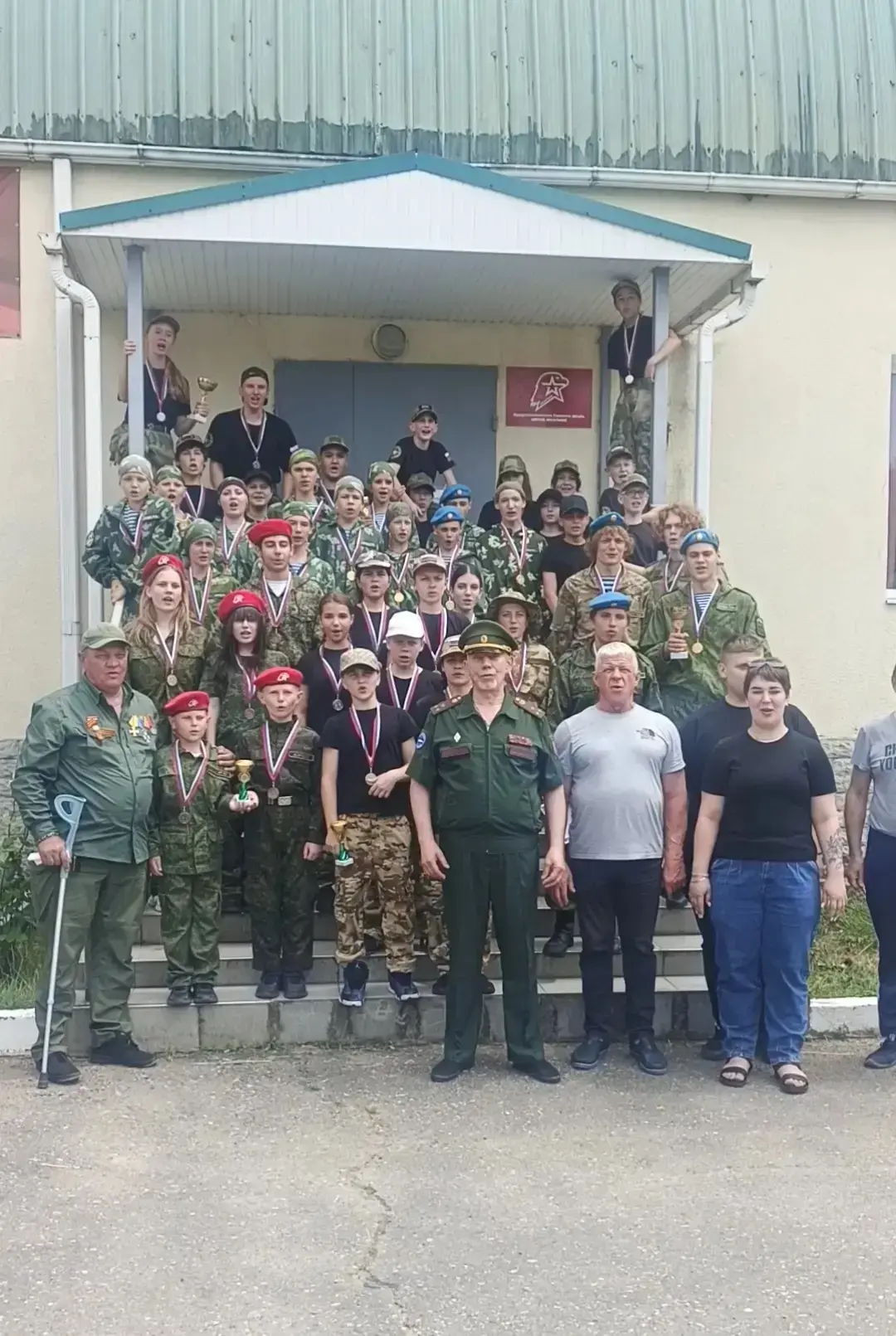 🇷🇺 Юнармейский отряд «им. Титова И. С.» с радостью принял участие в соревнованиях «Воин Каскада», 
