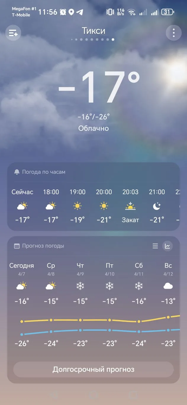 ❄️ В Тикси зафиксировали жару! 🫠
