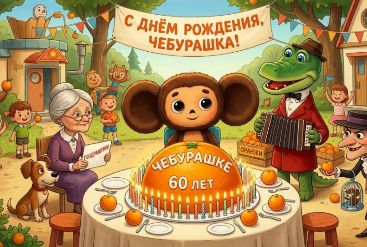 С днём рождения, Чебурашка! 🎉