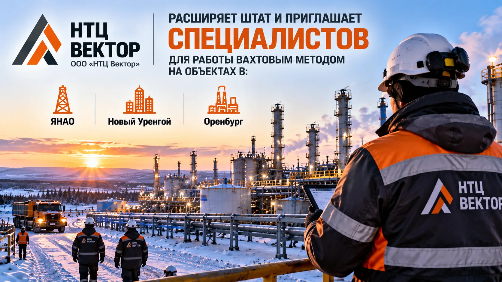 ООО «НТЦ Вектор» (прямой работодатель) расширяет штат и приглашает специалистов для раб...