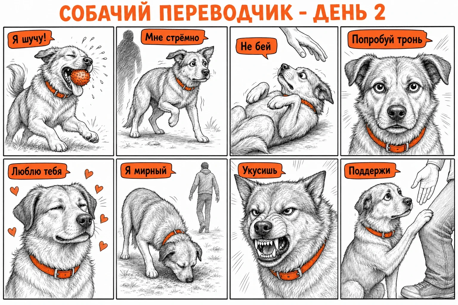 СОБАЧИЙ ПЕРЕВОДЧИК. ДЕНЬ 2