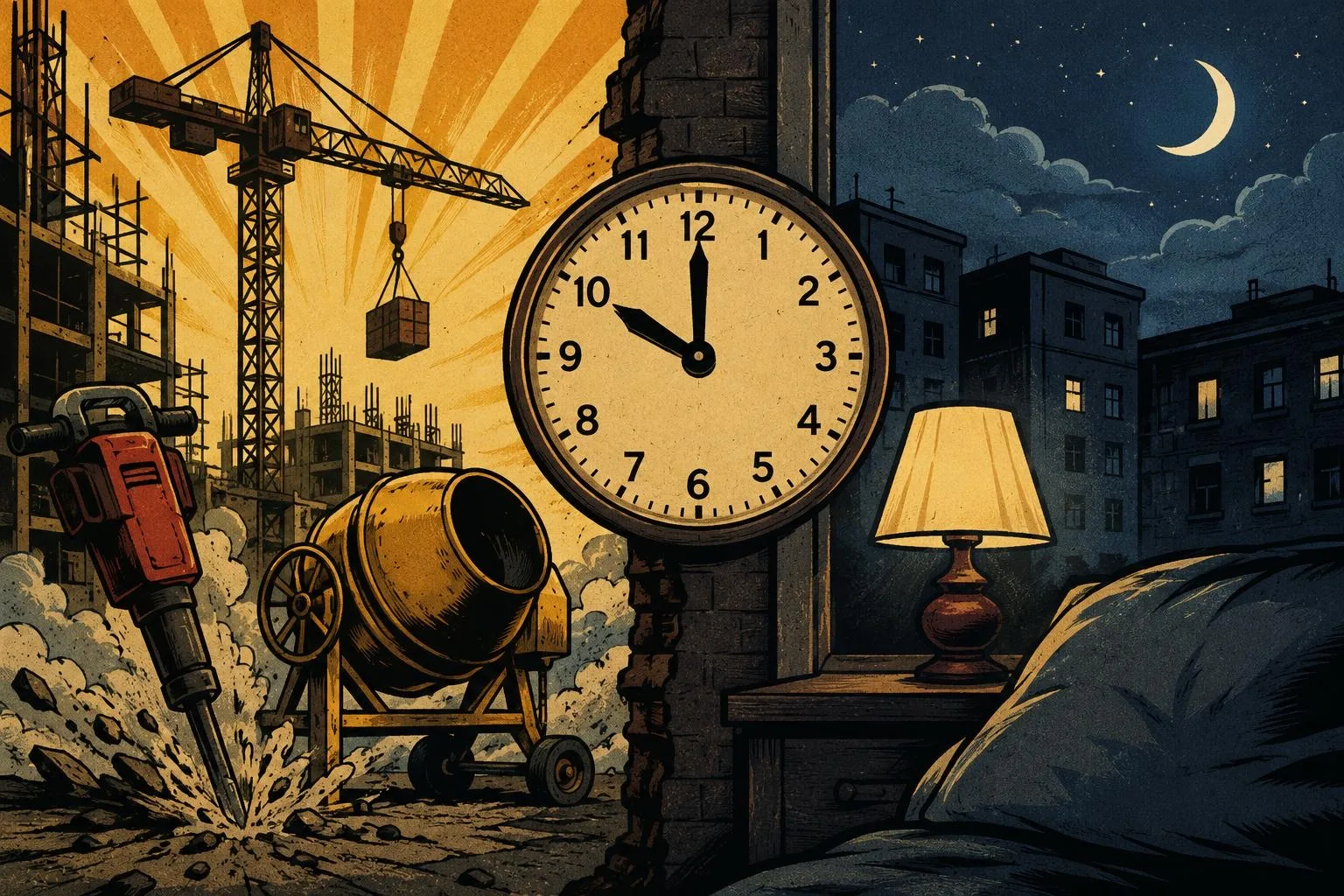😴 В Госдуме предложили запретить шумные работы с 22:00 до 8:00 по всей России.

Под запрет могут по