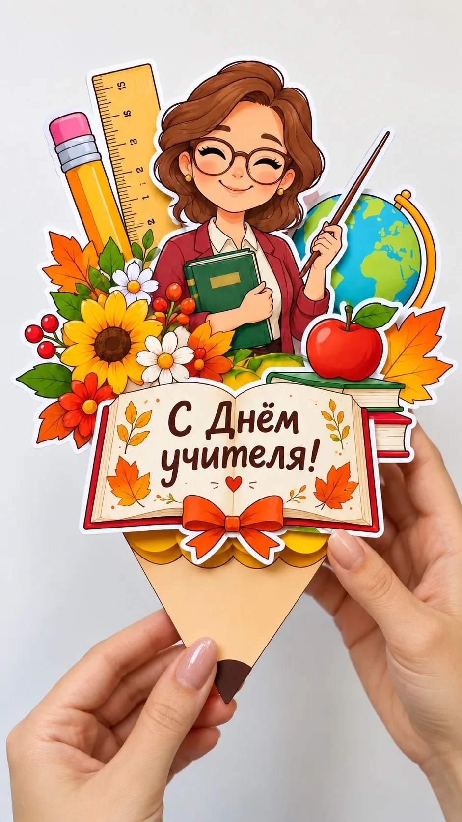 Готовы варианты для поделки ко Дню учителя 🍁📚