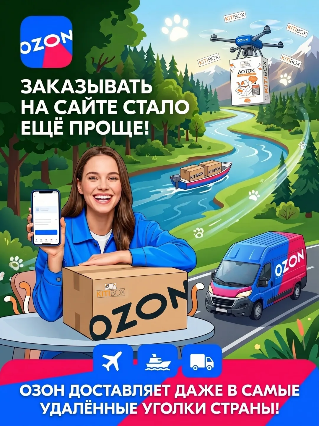 Теперь заказывать KiTiBOX с нашего сайта стало ещё удобнее! 📦😻