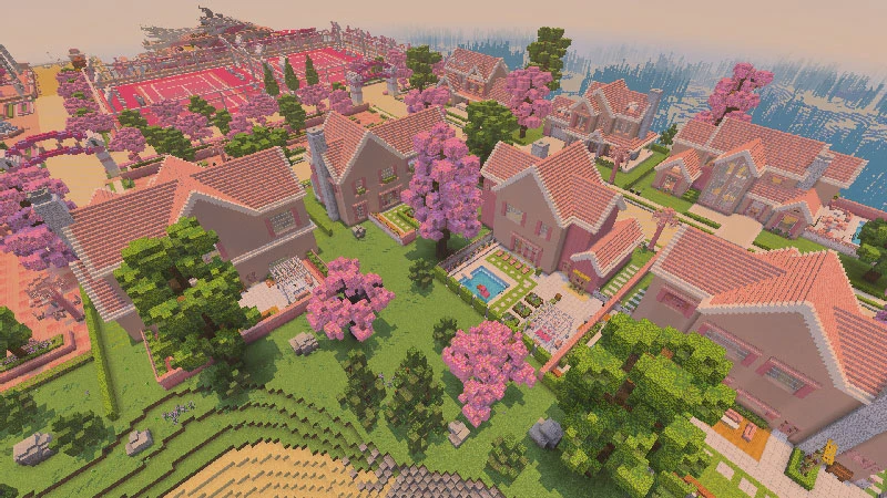 DLC "Pinktopia" Любите розовый цвет? Окунитесь в этот яркий мир, полный удивительных розовых домиков