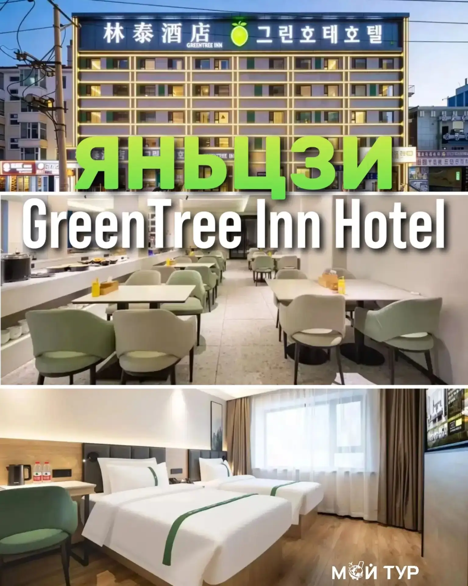 Рекомендуем отель в Янцзи 🏨 GreenTree Inn Hotel 3⭐️