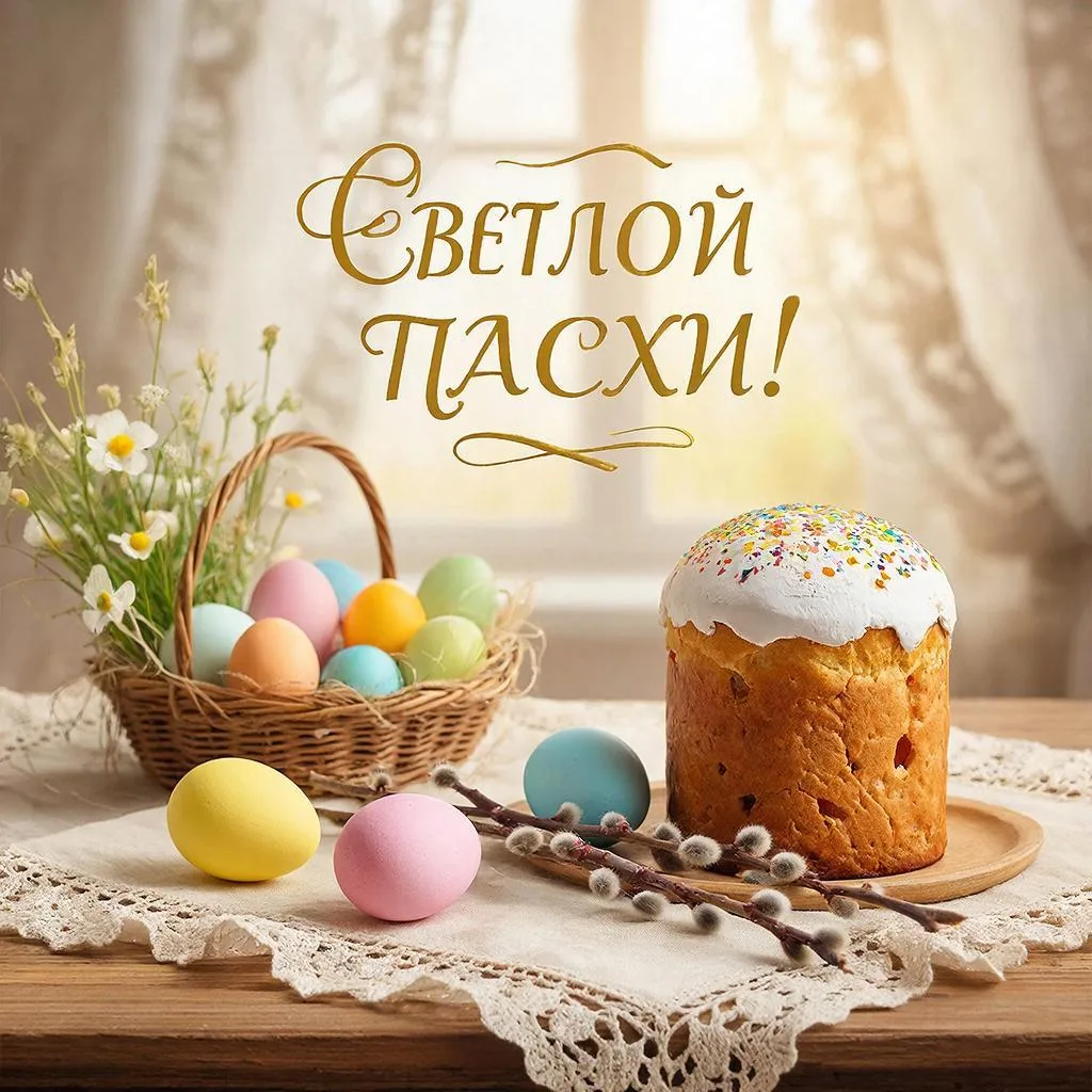 🌿 Христос Воскресе! 🌿  12 апреля — день, когда сердца наполняются светом, а душа — надеждой. Светлое