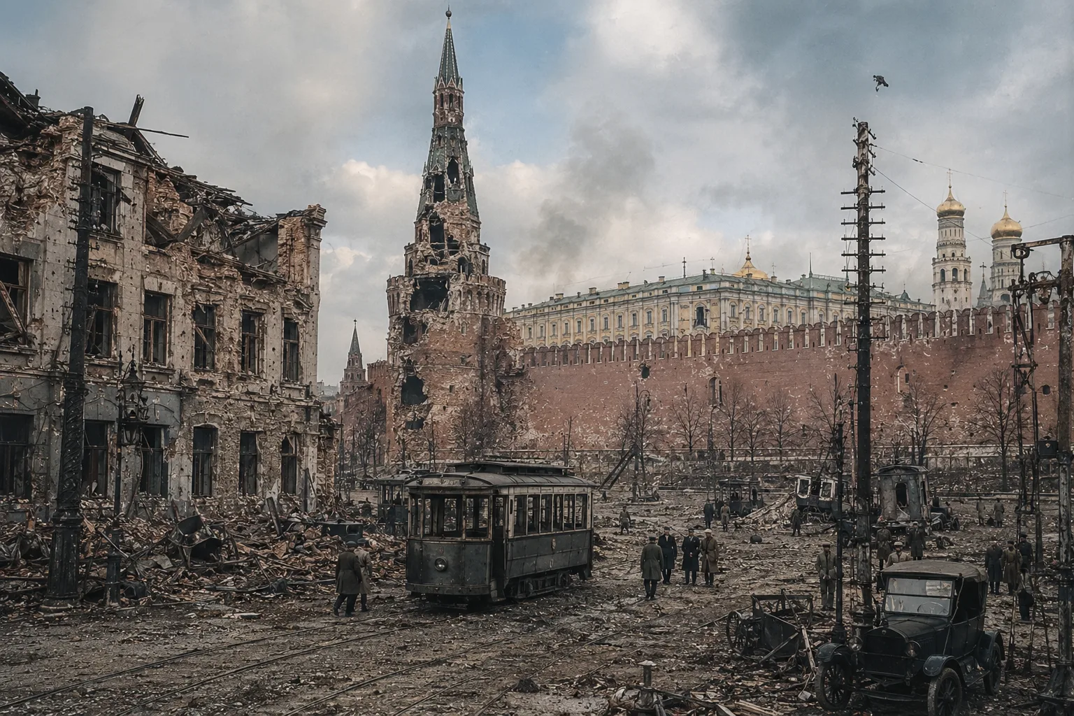 💣 Москва, которая пережила крупнейший взрыв

В 1917 году во время Октябрьских боёв центр Москвы нес