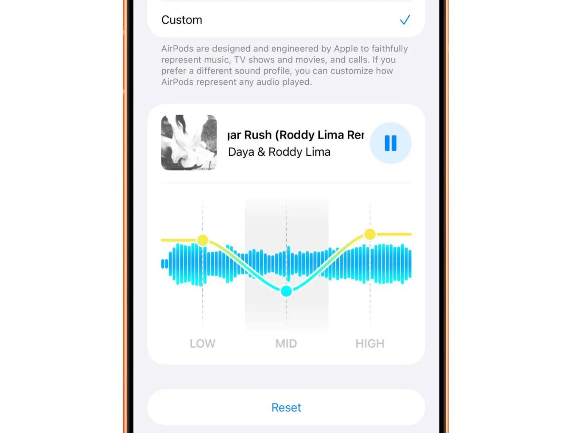 На iPhone впервые появился эквалайзер для AirPods — теперь в уши можно самому добавить ...
