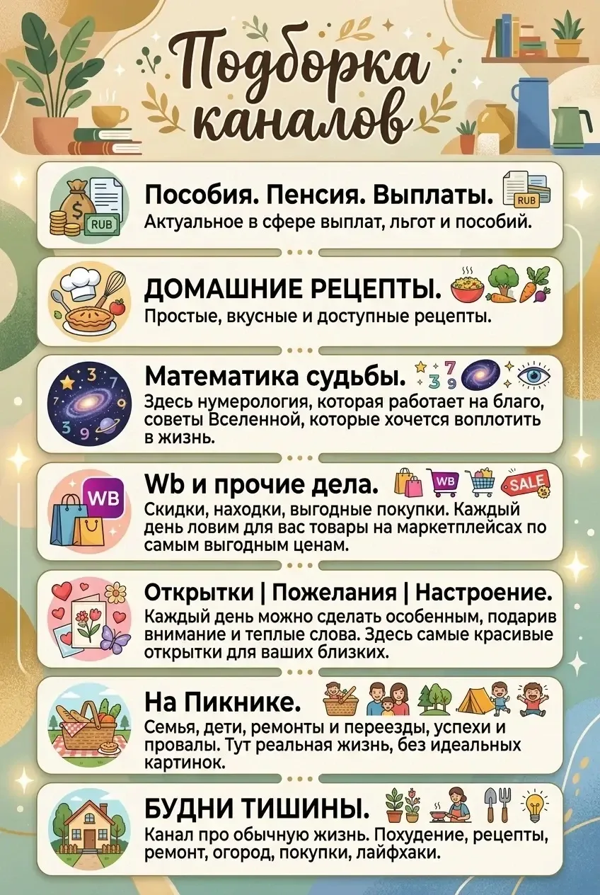 Собрали для вас любимую подборку каналов, которые сделают вашу ленту по-настоящему живой и интересно
