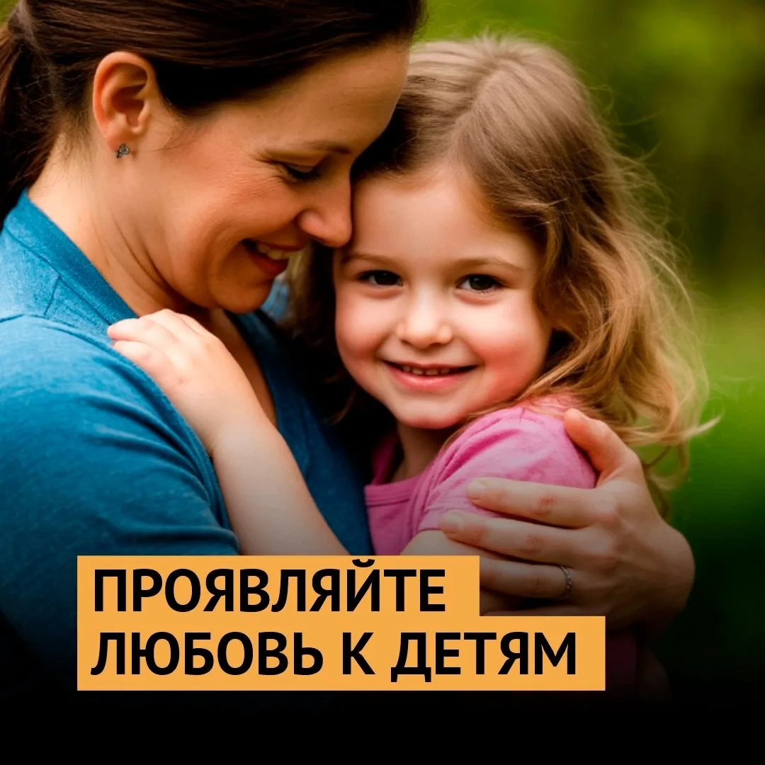 💗Проявляйте любовь к детям