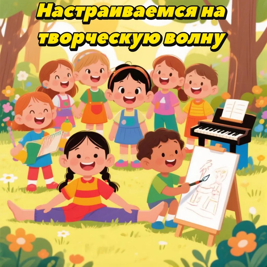 🌞С 1 августа! Настраиваемся на творческую волну