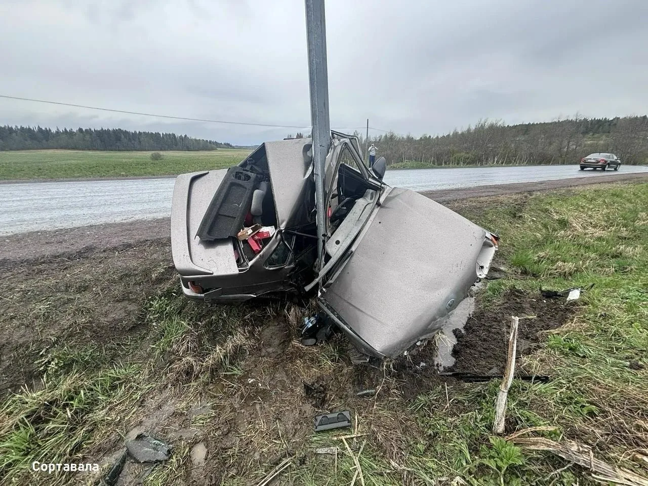 🚨 Сразу пять серьезных аварий произошли в Карелии за выходные. Машины вылетали в кювет, переворачива
