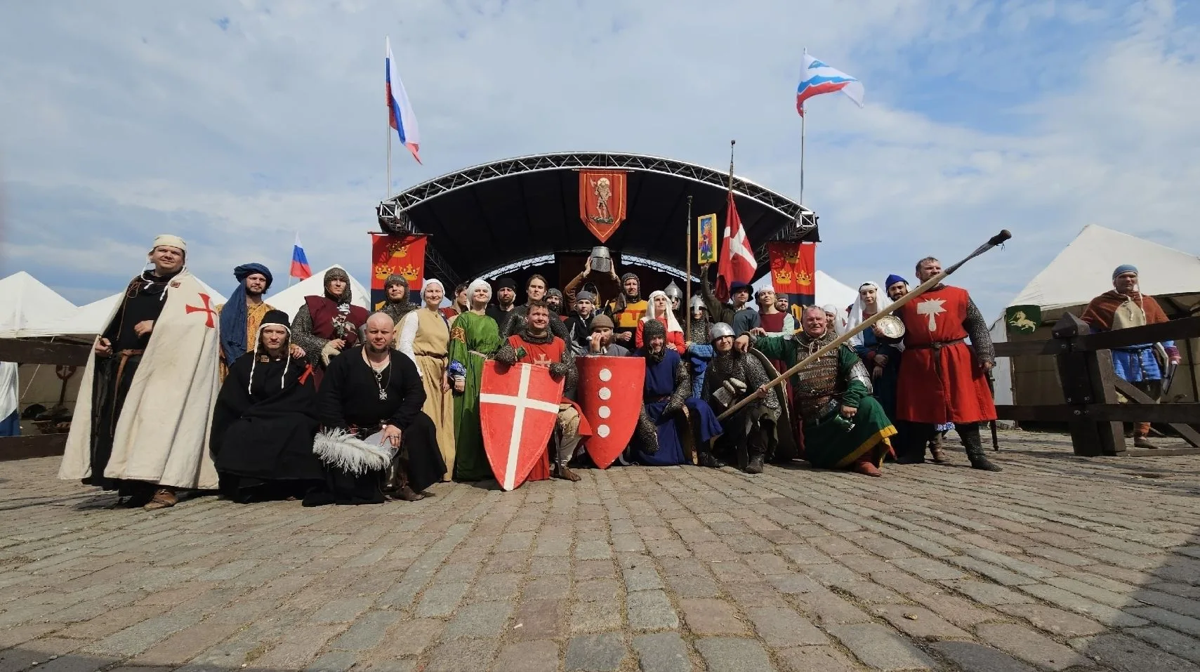 ⚔️ В Выборге реконструировали Средние века