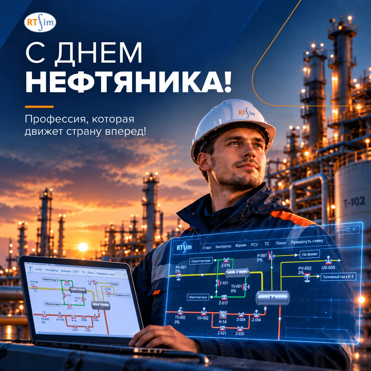 🛢️ Поздравляем с Днём работников нефтяной и газовой промышленности!