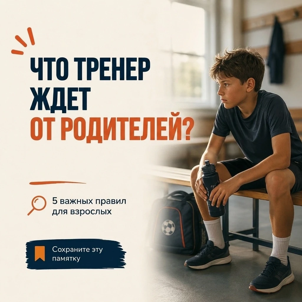 ❓Что ожидают тренеры от родителей юных спортсменов?