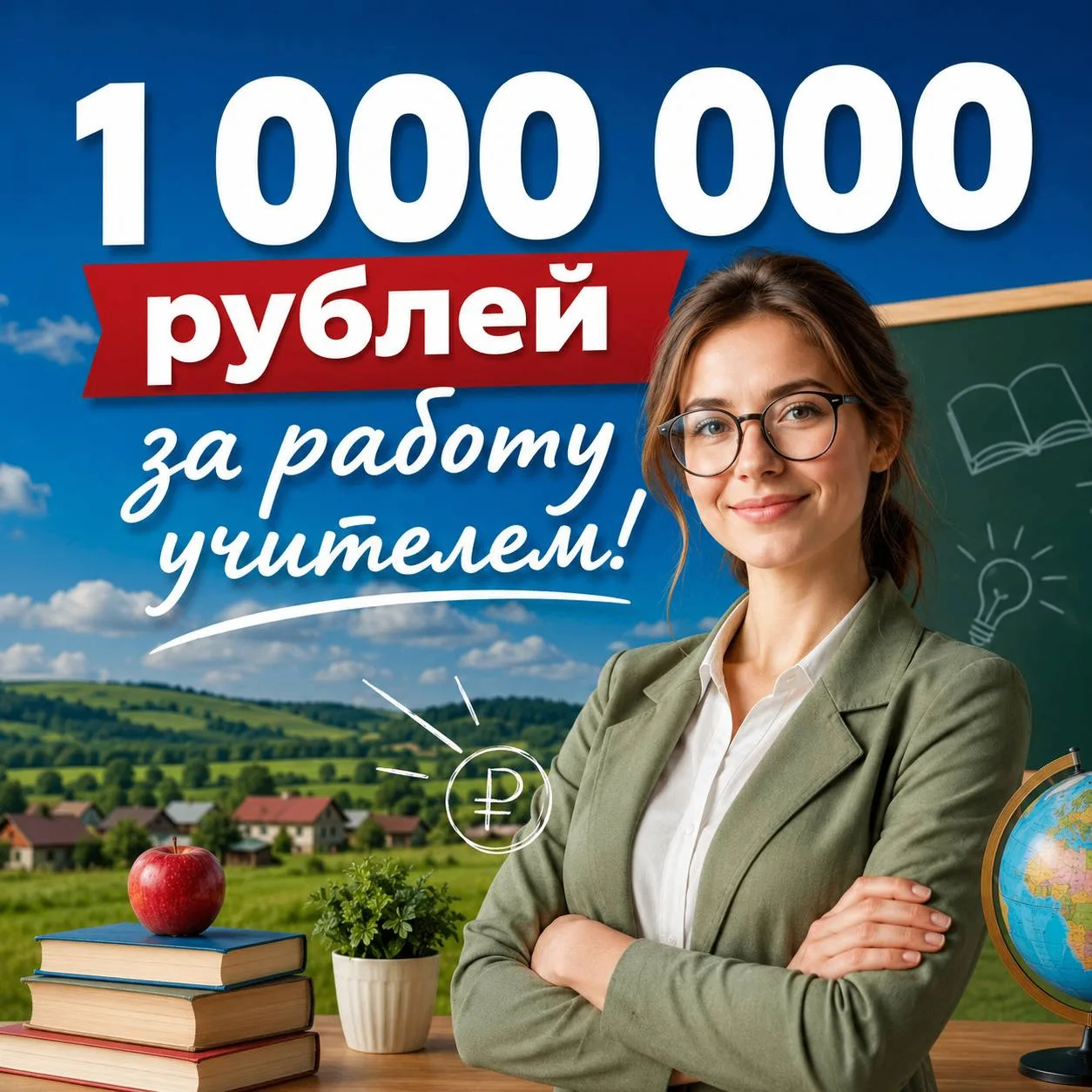 💼 1 000 000 рублей за работу учителем!

В Республике Крым стартовал дополнительный конкурсный отбор
