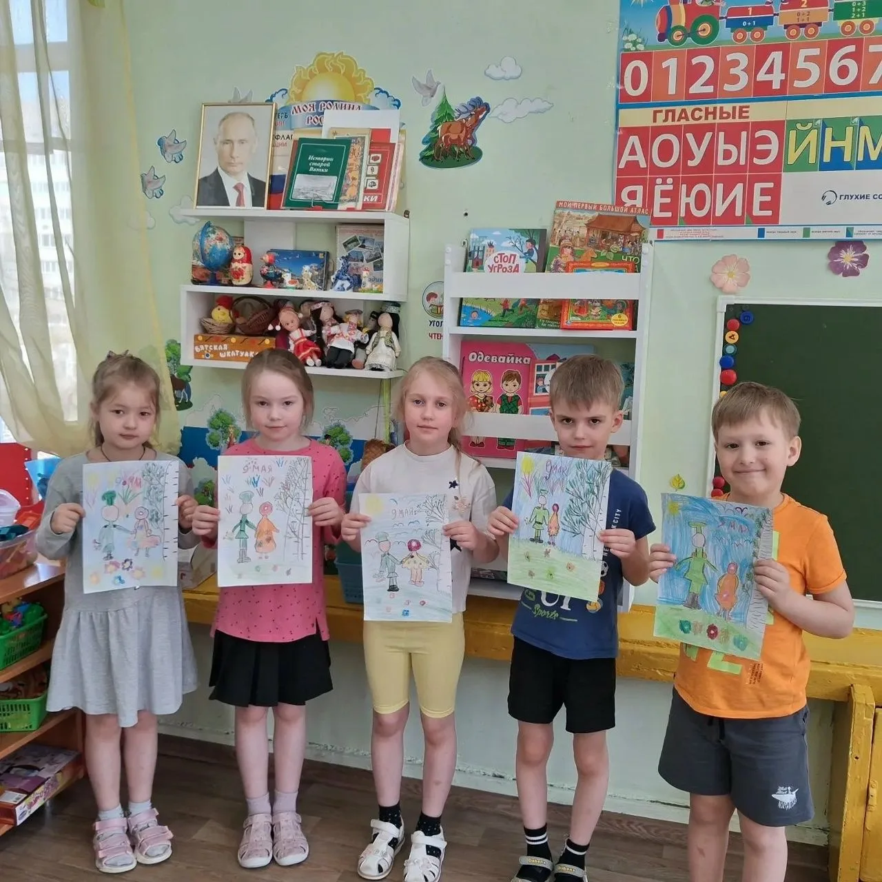 В нашем детском саду🌟🌟🌟 прошла тематическая неделя, посвящённая Дню Победы🎇🎇🎇. 
Для дошкольник