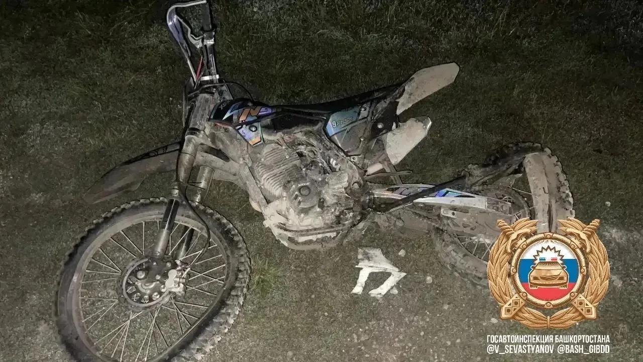 📌 В Башкирии водитель иномарки сбил мопед и питбайк