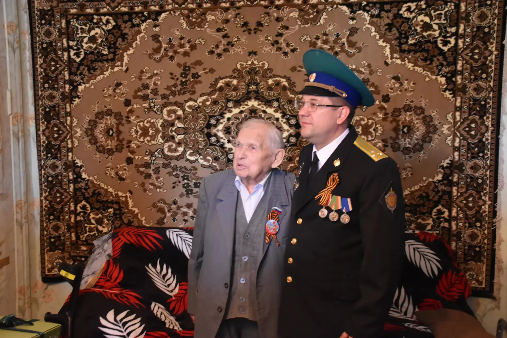 Ветеран Великой Отечественной войны Герман Антропович Аверьянов получил тёплые поздравления в формат