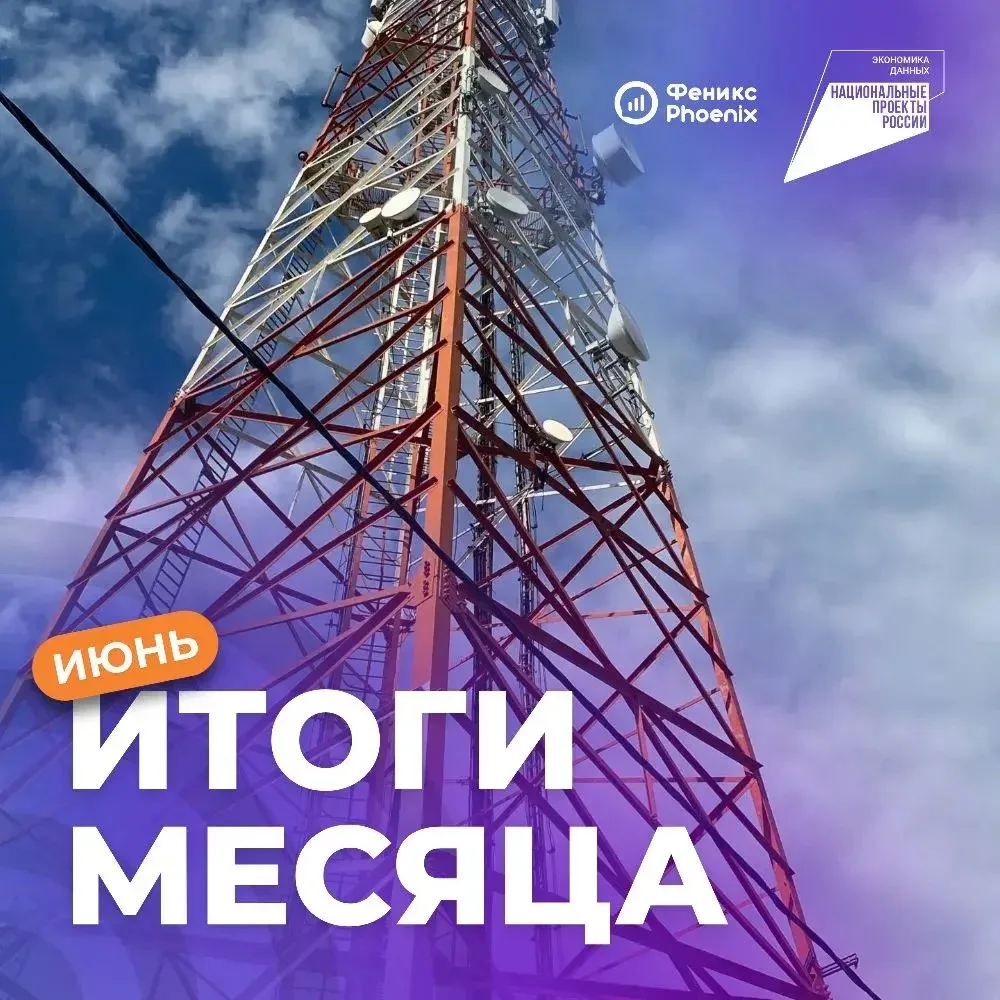 Итоги июня: часть объектов связи восстановлена после атак противника, новое… — публикация канала «Мобильный оператор "Феникс" (ГУП ДНР "РОС")»