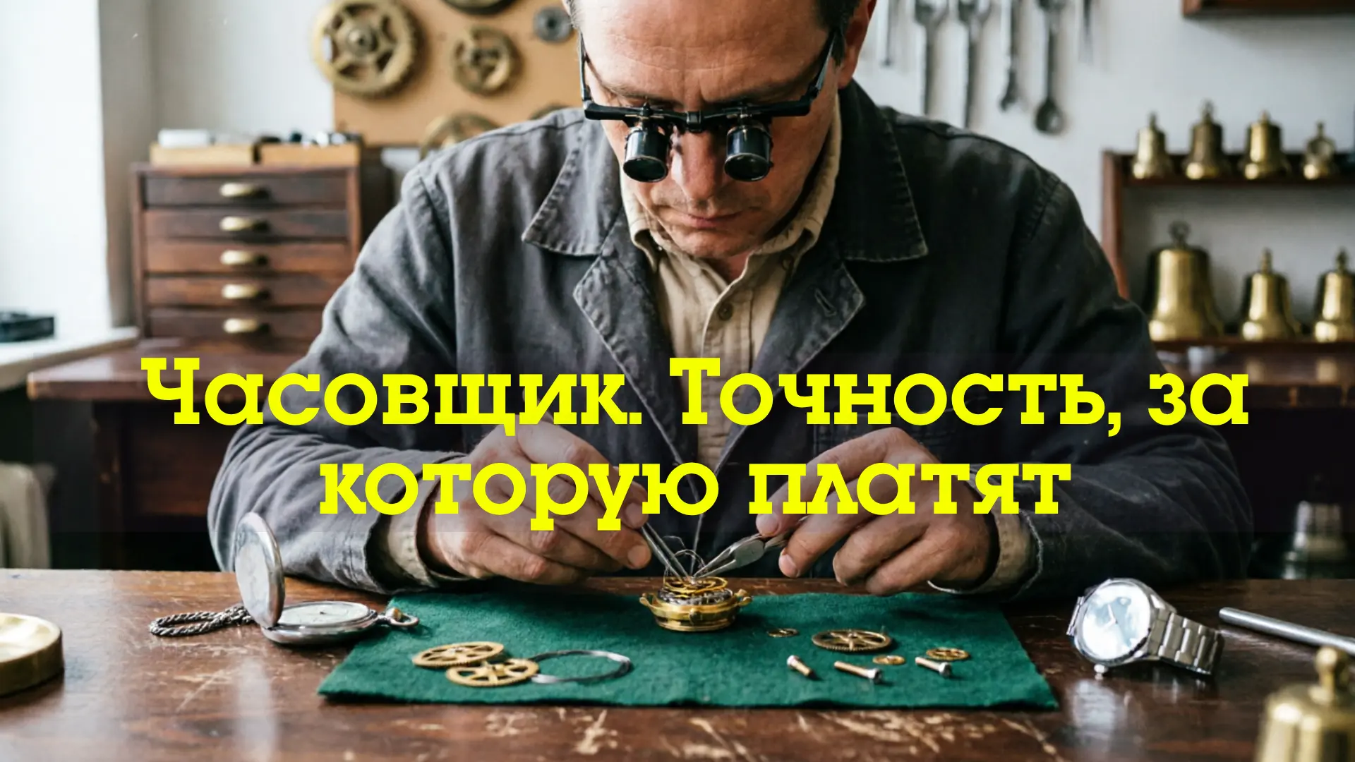 КТО ТАКОЙ ЧАСОВЩИК НА САМОМ ДЕЛЕ: ПРОФЕССИЯ, КОТОРУЮ ТЫ НЕ ЗАМЕЧАЕШЬ