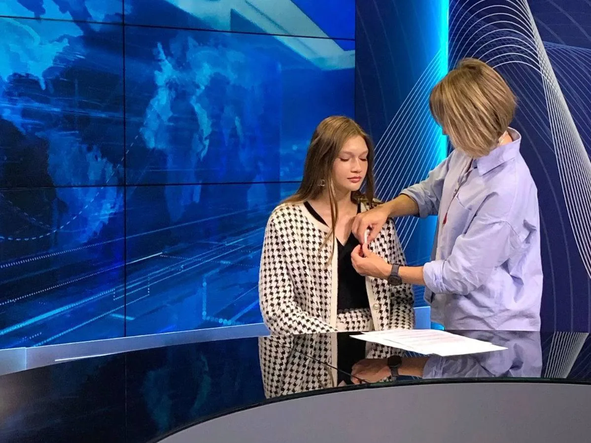 📺 Студия «Москва 24» под открытым небом