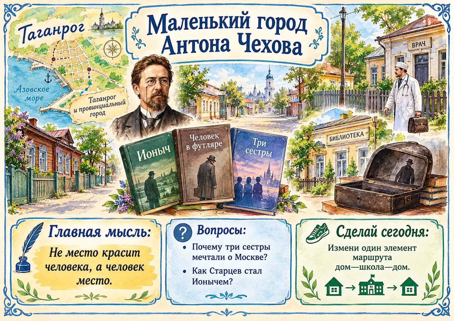 📚Литературная география России.🌏