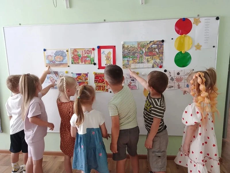 В рамках недели по пожарной безопасности воспитанники МБДОУ ДС № 45 «Росинка» приняли у...