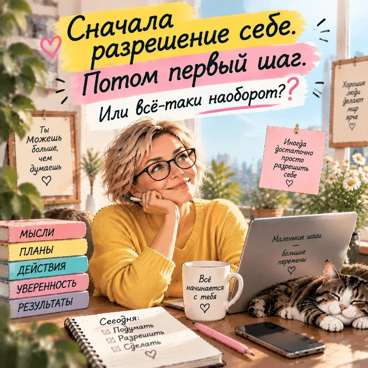 Мои приветствия👋 Можно ли начать, если ещё не чувствуешь себя экспертом?     «Мне надо...
