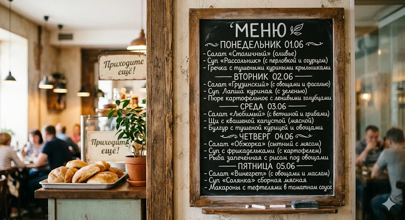 🍴 Комплексные обеды