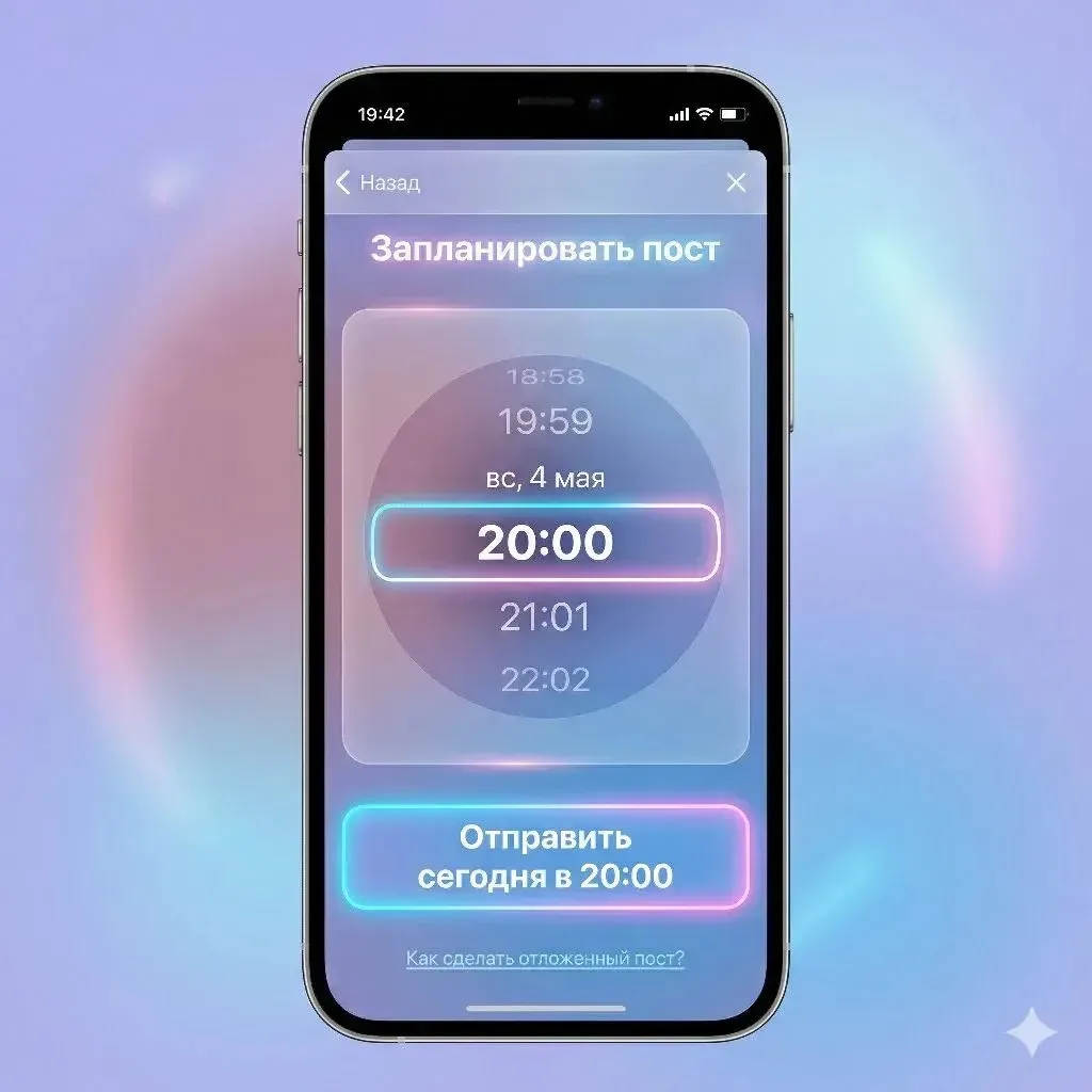 ⏰ В MAX можно планировать публикации заранее. Вы готовите материал, выбираете дату и вр...