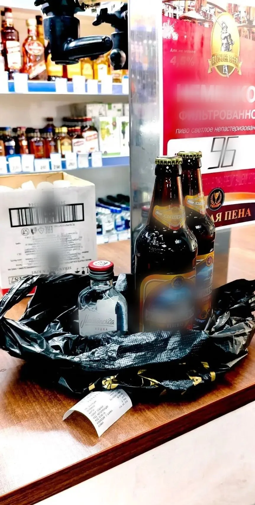 В Тольятти пресечена незаконная торговля алкоголем