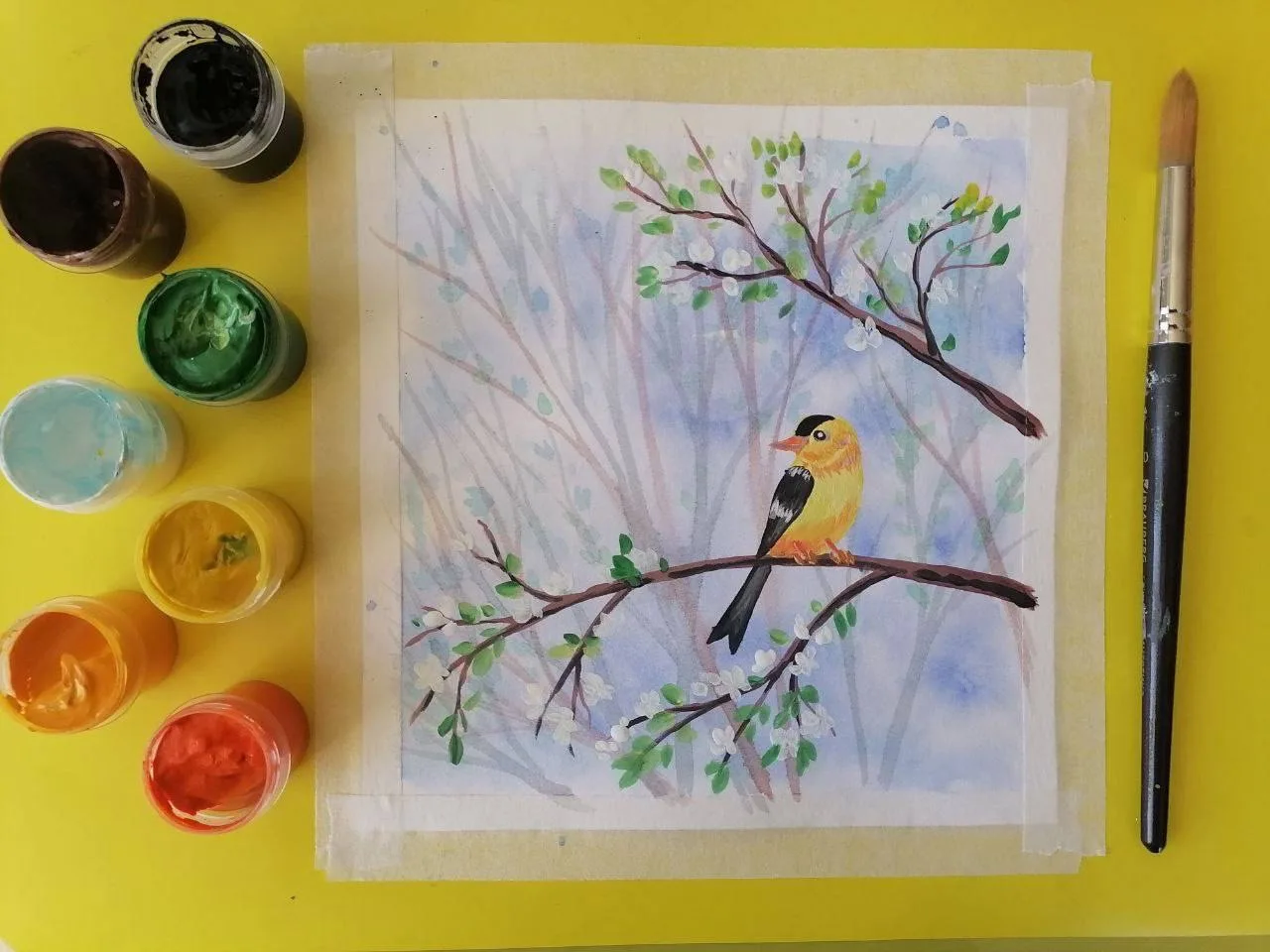 Весенняя картина 🖼️
