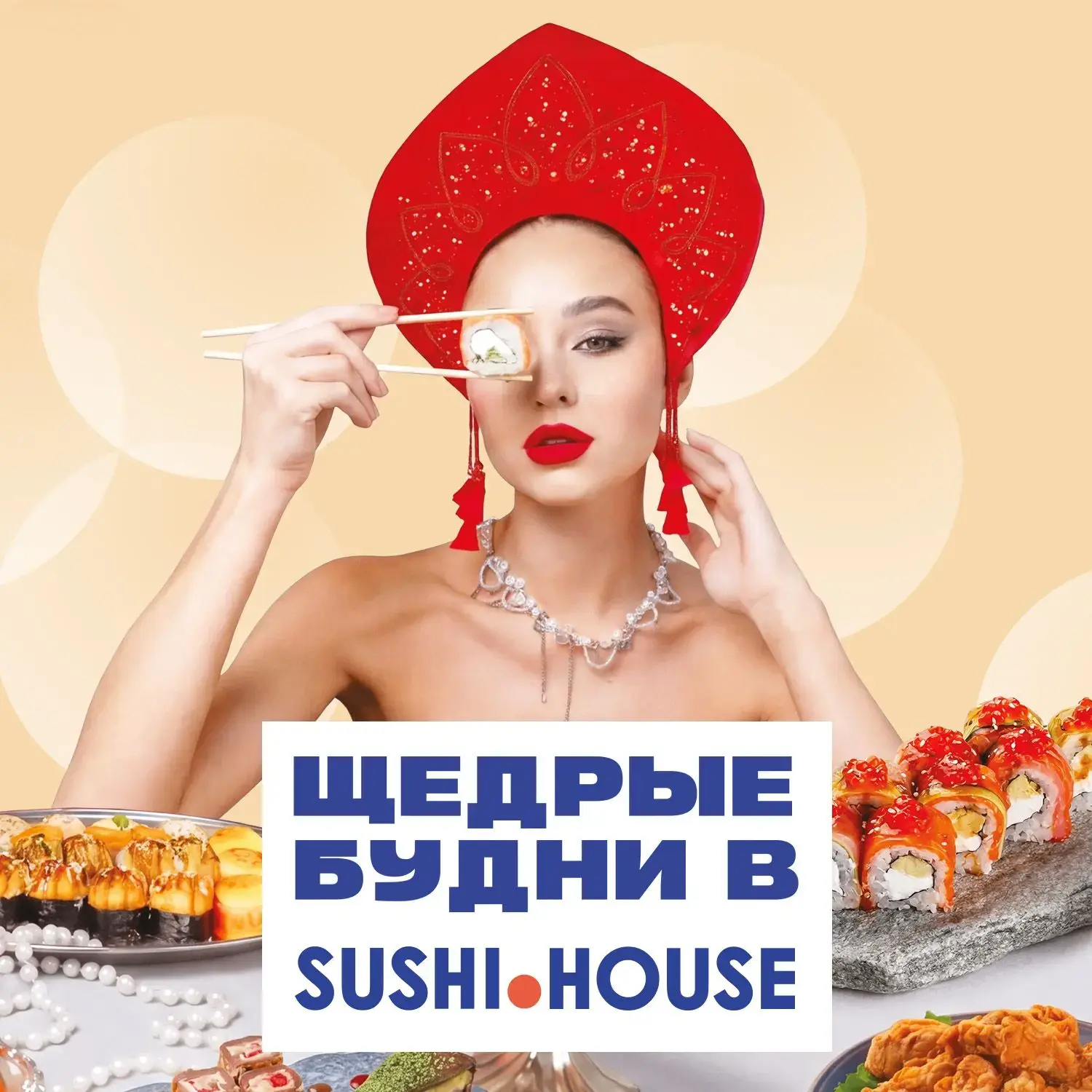 🤩 ЩЕДРЫЕ БУДНИ В SUSHI HOUSE 😍

Заказывать любимую доставку в будни - выгодно!
• Спецменю с роллам