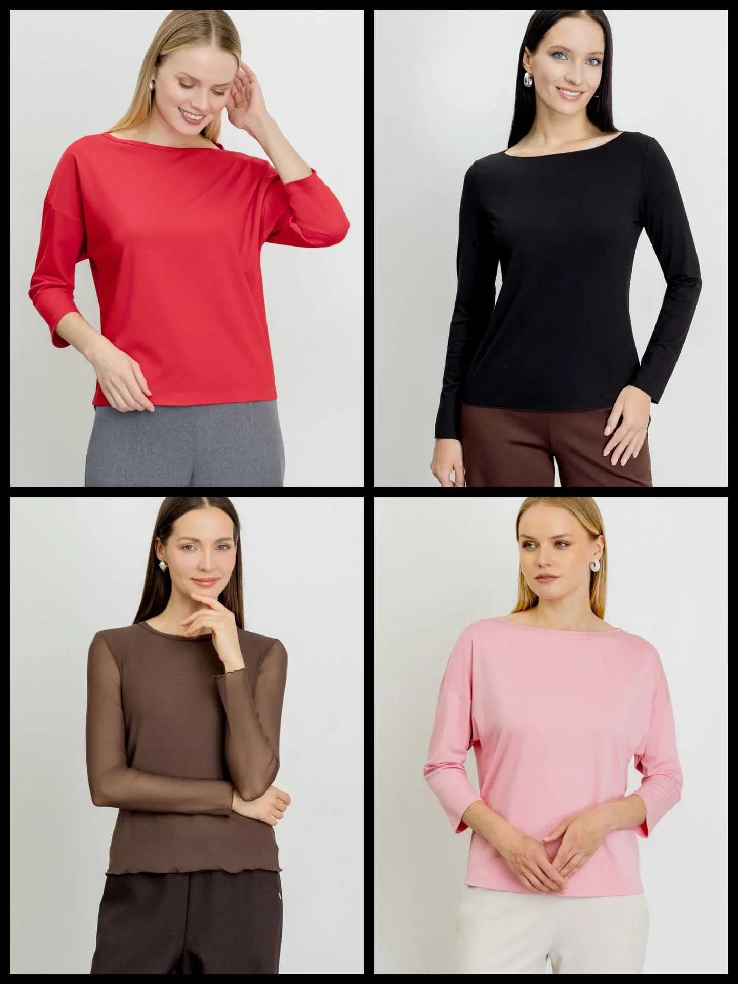 Базовые лонгсливы из вискозы — в наличии! 🛍️
