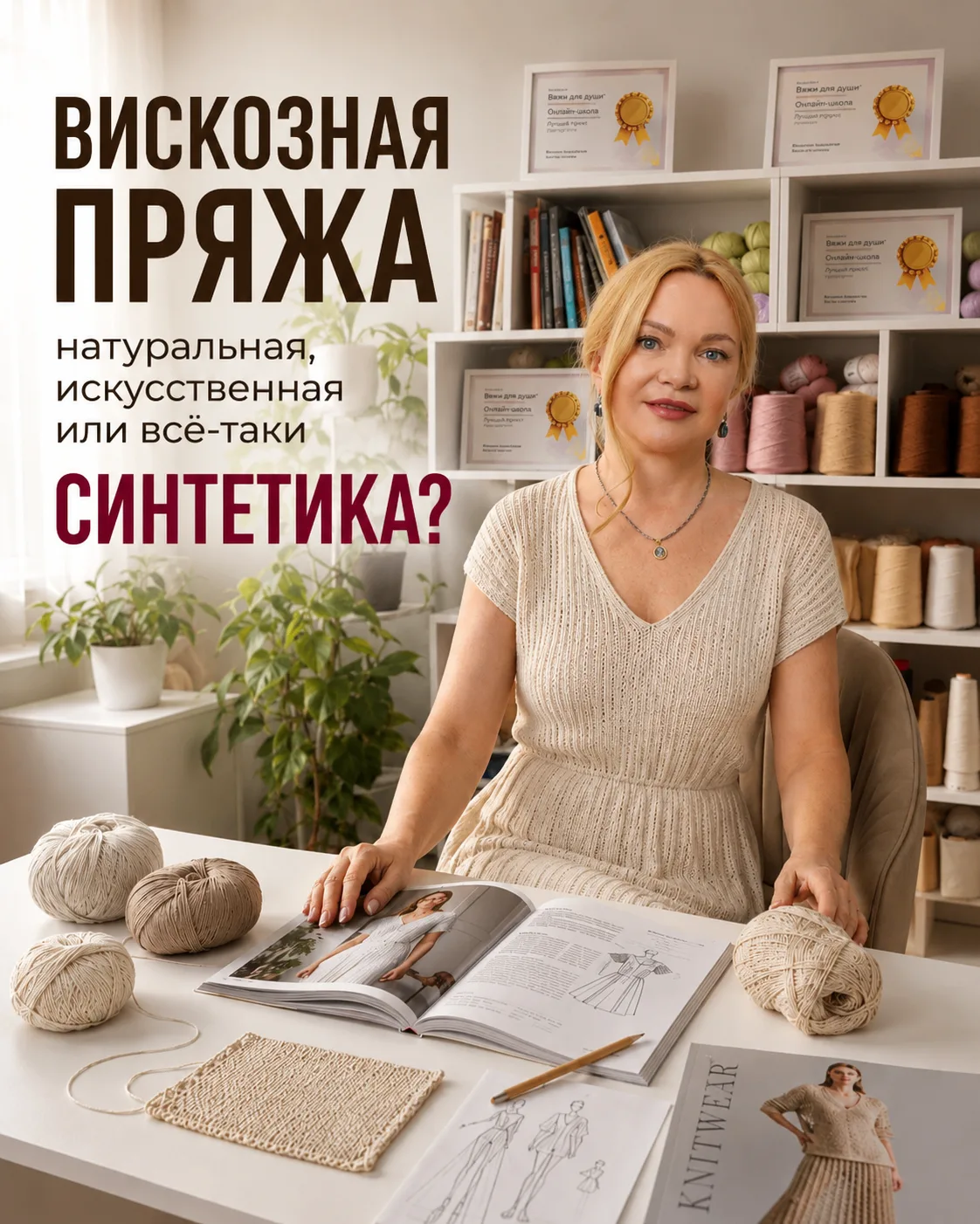 🧶 Вискозная пряжа — натуральная, искусственная или все-таки синтетика?