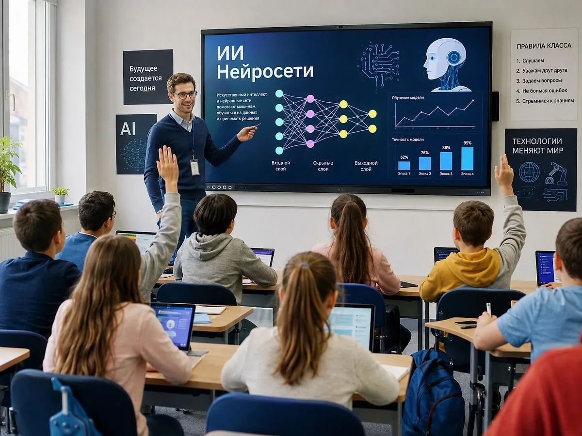 🤖 Новый курс по искусственному интеллекту появится во всех школах России